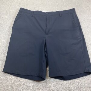 Footjoy Shorts Mens 38 Dark Blue 10"‎ Performance Golf Chino Stretch Flat Front